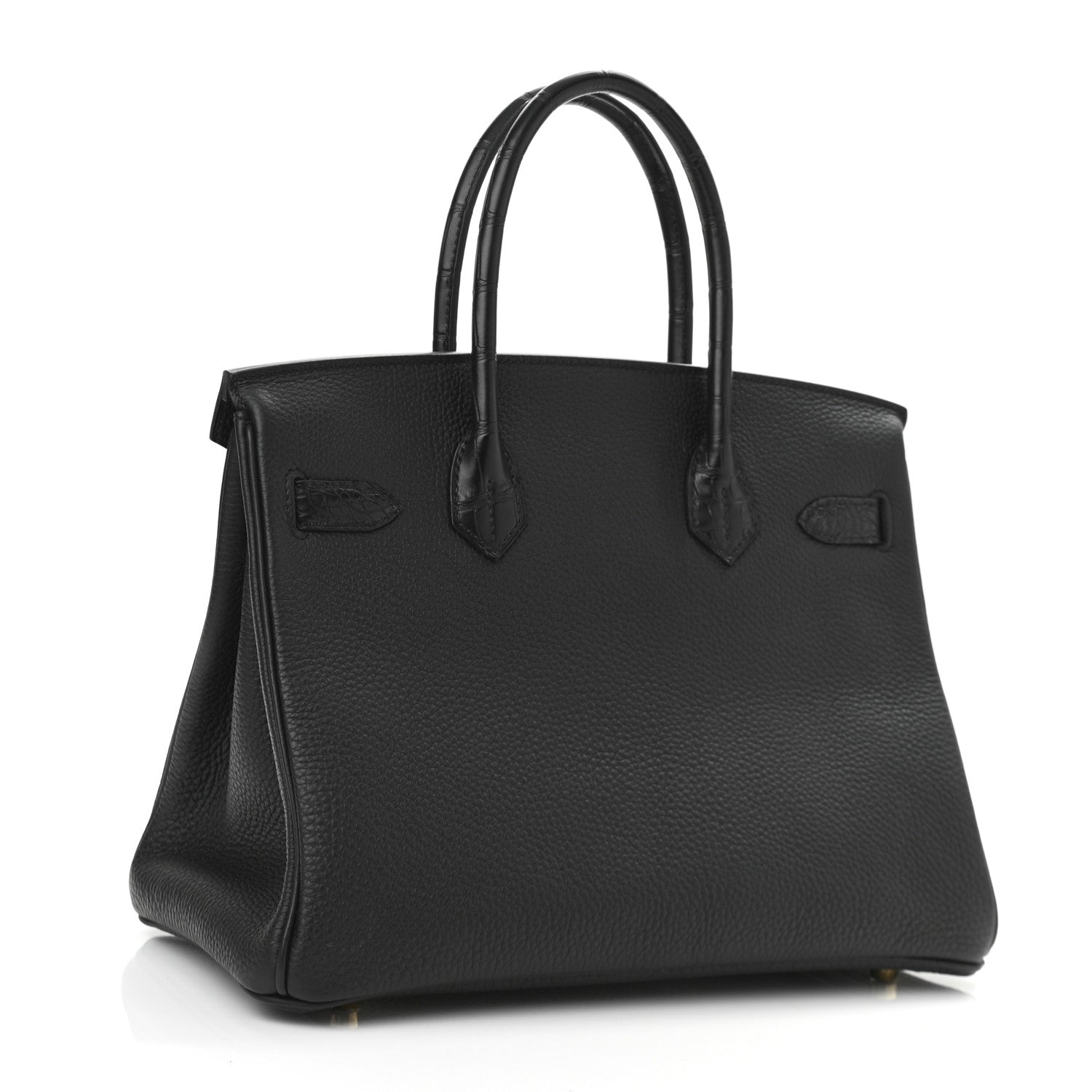 Hermes Togo Matte Alligator Birkin Touch 30 Black 3 of 13
