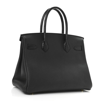 Hermes Togo Matte Alligator Birkin Touch 30 Black 3 of 13