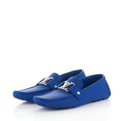Louis Vuitton Calfskin Monte Carlo Moccasin Loafers 8 Outremer 3 of 7