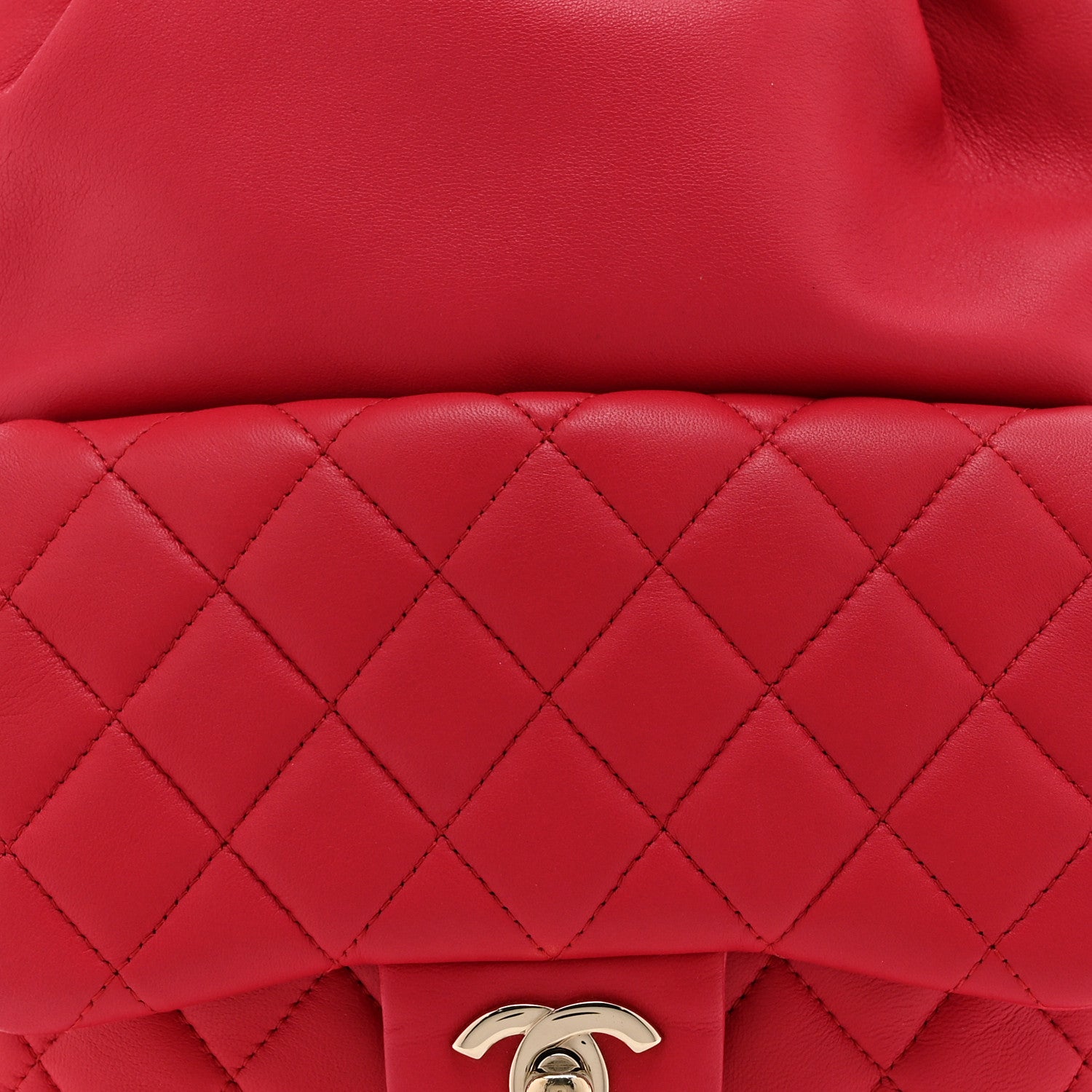 Chanel Lambskin Quilted Small in Seoul Backpack Dark Pink 8 of 10