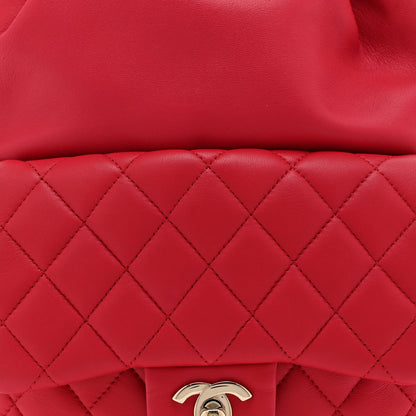 Chanel Lambskin Quilted Small in Seoul Backpack Dark Pink 8 of 10