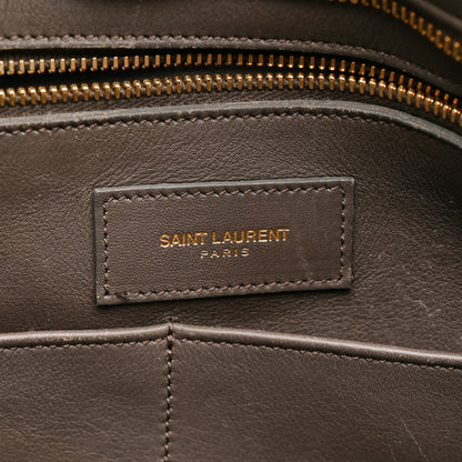 Saint Laurent Sheepskin Medium Cabas ChYc Grey 6 of 25