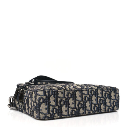 Christian Dior HOMME Oblique Safari Messenger Blue 4 of 12