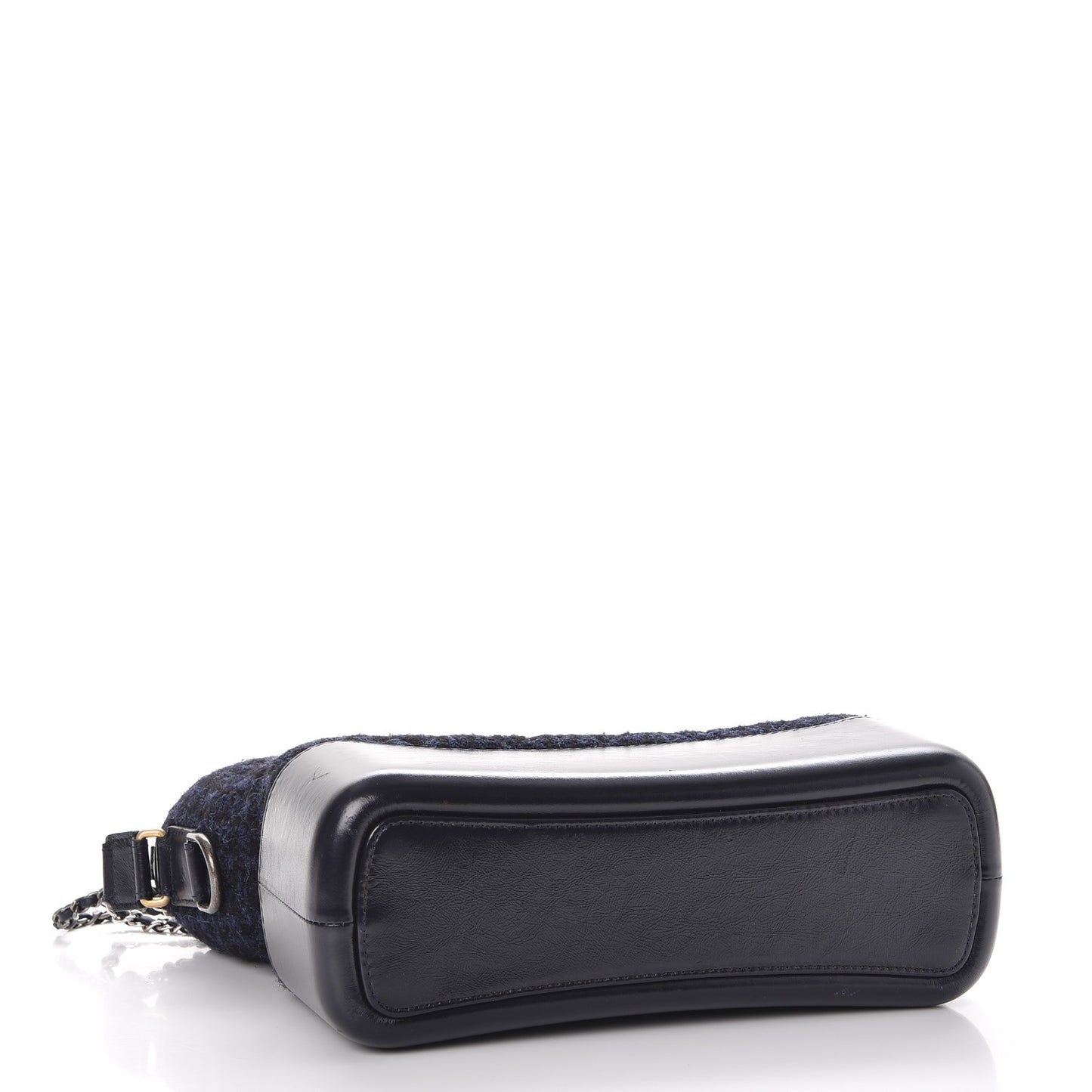 Tweed Calfskin Quilted Medium Gabrielle Hobo Black Blue