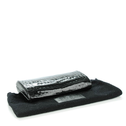 Nancy Gonzalez Crocodile Clutch Black 4 of 7