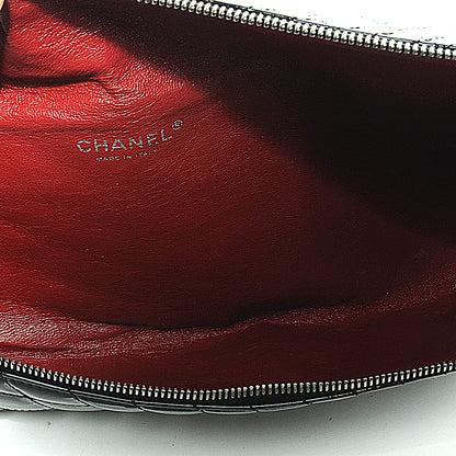 Chanel Patent Geometric Quilted Large Kaleidoscope Clutch Black 8 of 9