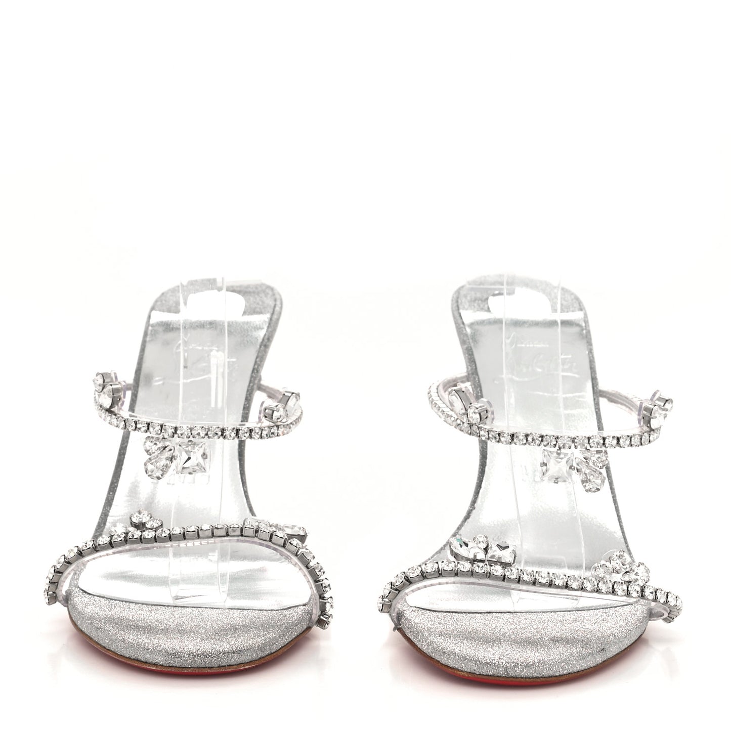 PVC Crystal Just Queen 100 Sandals 38.5 Crystal