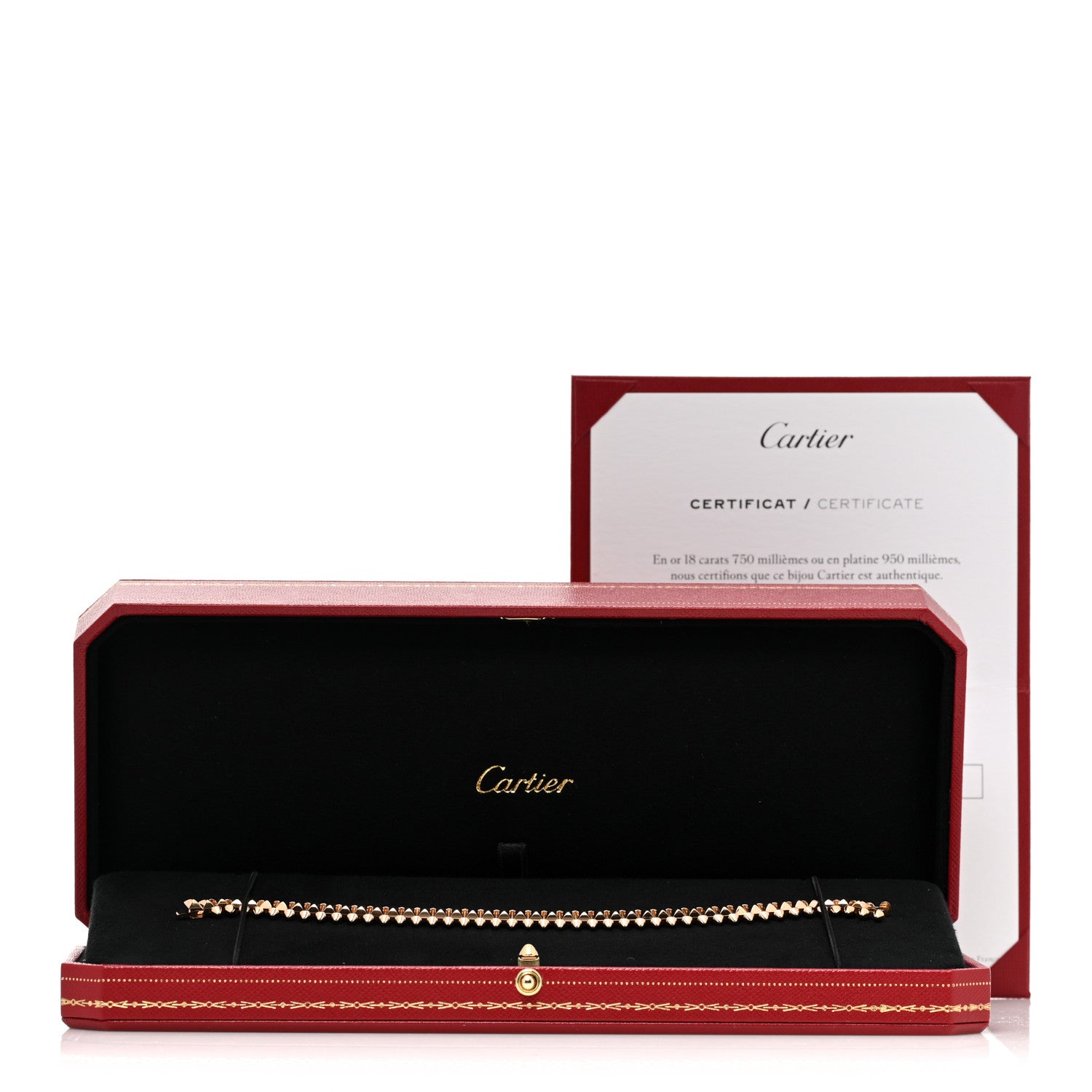 Cartier 18K Pink Gold MM Clash De Cartier Flexible Bracelet 16 5 of 5