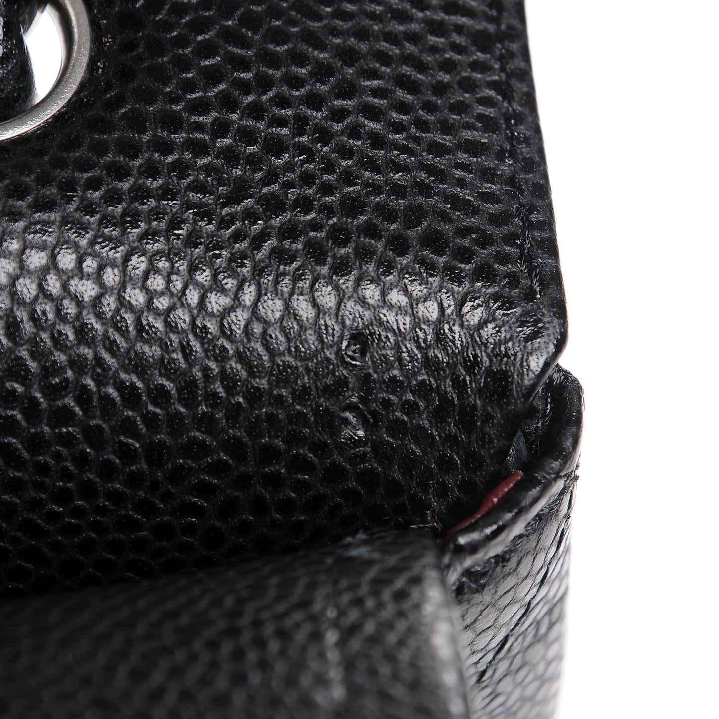 Caviar Quilted Maxi Double Flap Black