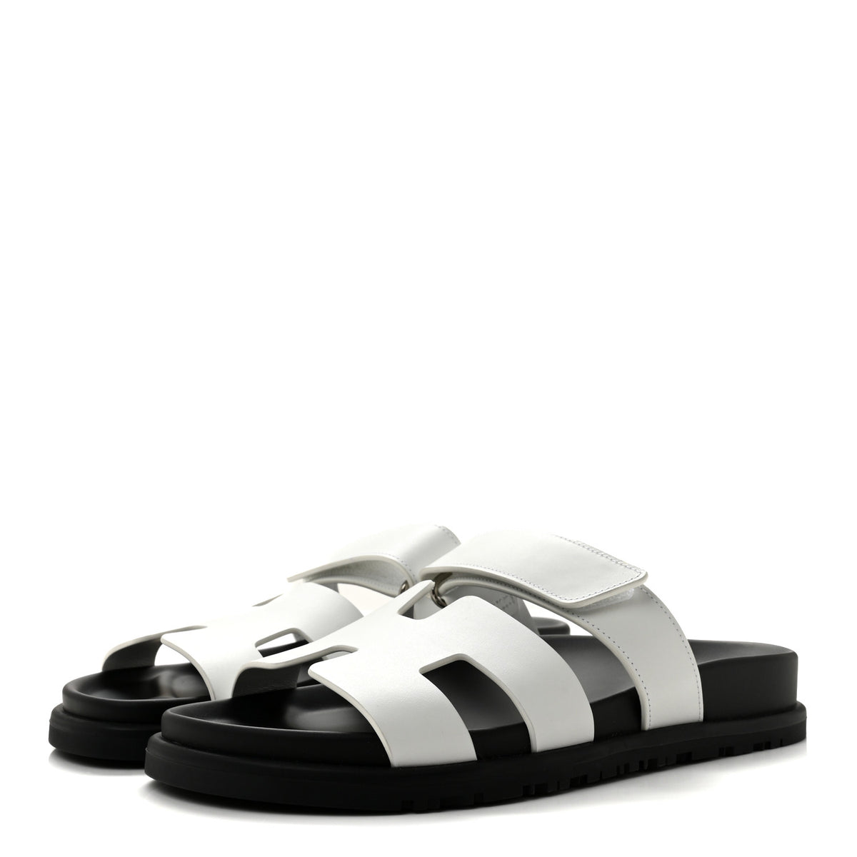 Calfskin Womens Chypre Sandals 36.5 White