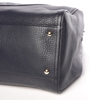 Gucci Pebbled Calfskin Medium Soho Shoulder Bag Blue 6 of 9