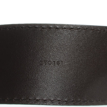 Louis Vuitton Damier Ebene LV Initiales Belt 95 38 7 of 7