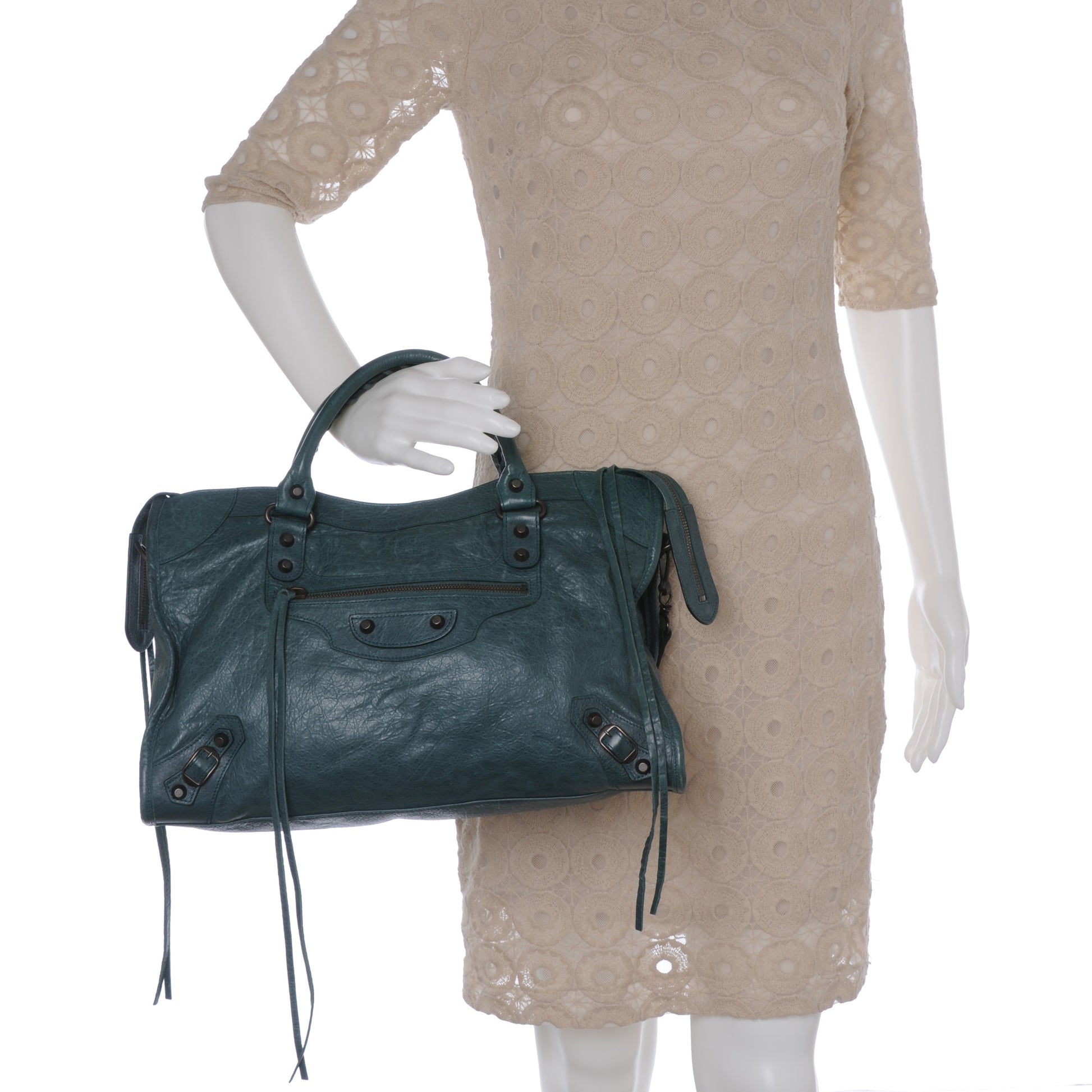Balenciaga Agneau City Vert Menthe 2 of 8