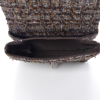 Chanel Tweed Wood Mini Coco Handle Flap Beige 6 of 14