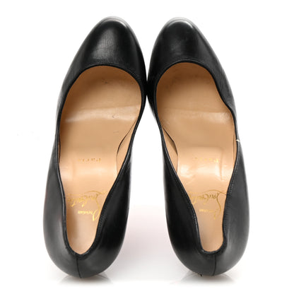 Christian Louboutin Shiny Calfskin Alta Vicky 160 Pumps 40 Black 2 of 8