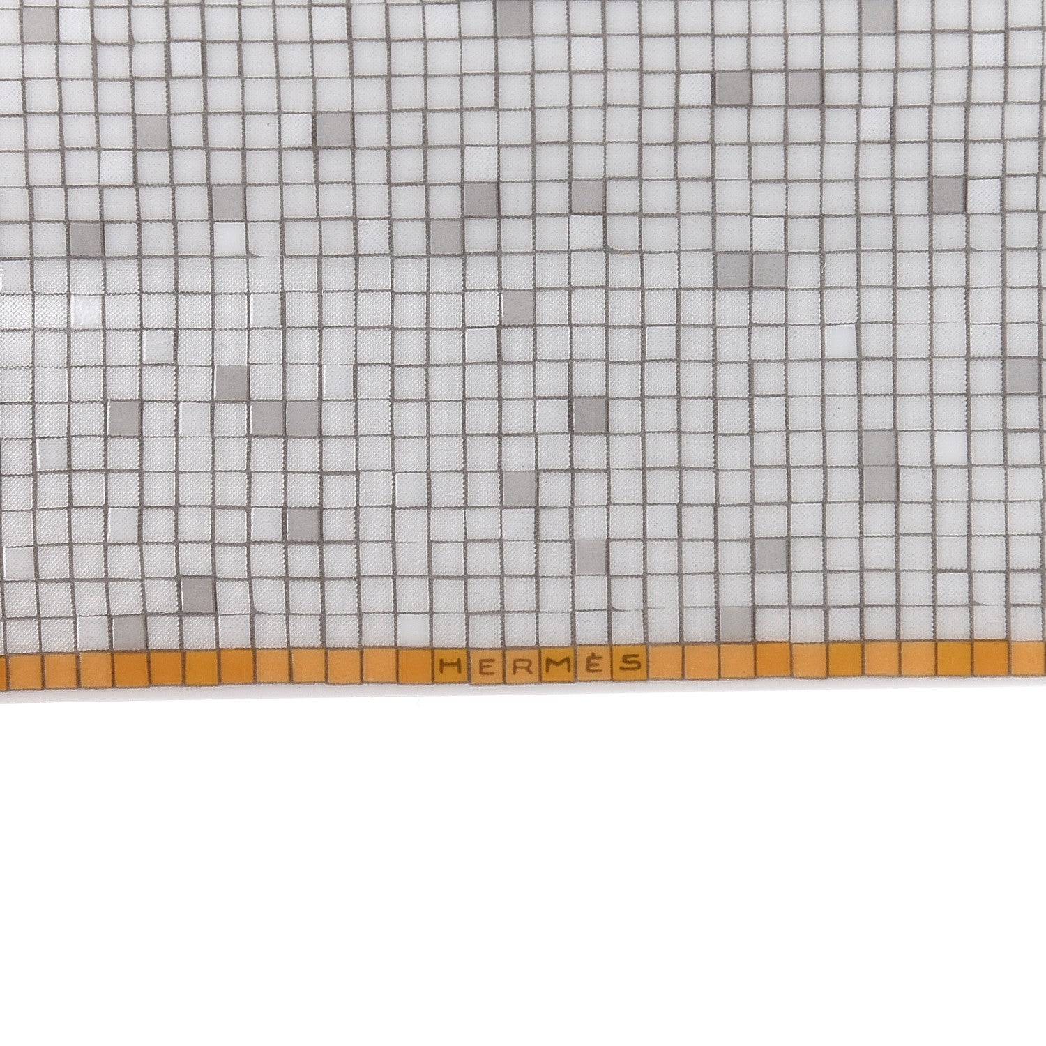 Hermes Porcelain Mosaique au 24 Square Plate 5 of 8