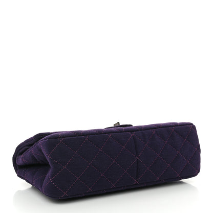 Chanel Jersey Quilted 2.55 Reissue 226 Flap Purple 4 of 10