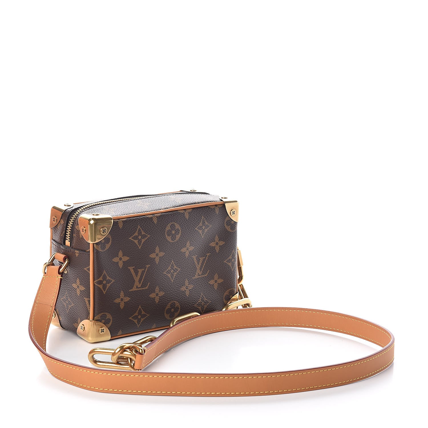 Louis Vuitton Mini Soft Trunk ハンドバッグ Women's Black Leather Zip Wallet - Clémence Empreinte | LOUIS