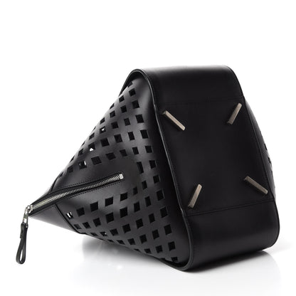 Loewe Calfskin Medium Tulip Hammock Shoulder Bag Black 4 of 11