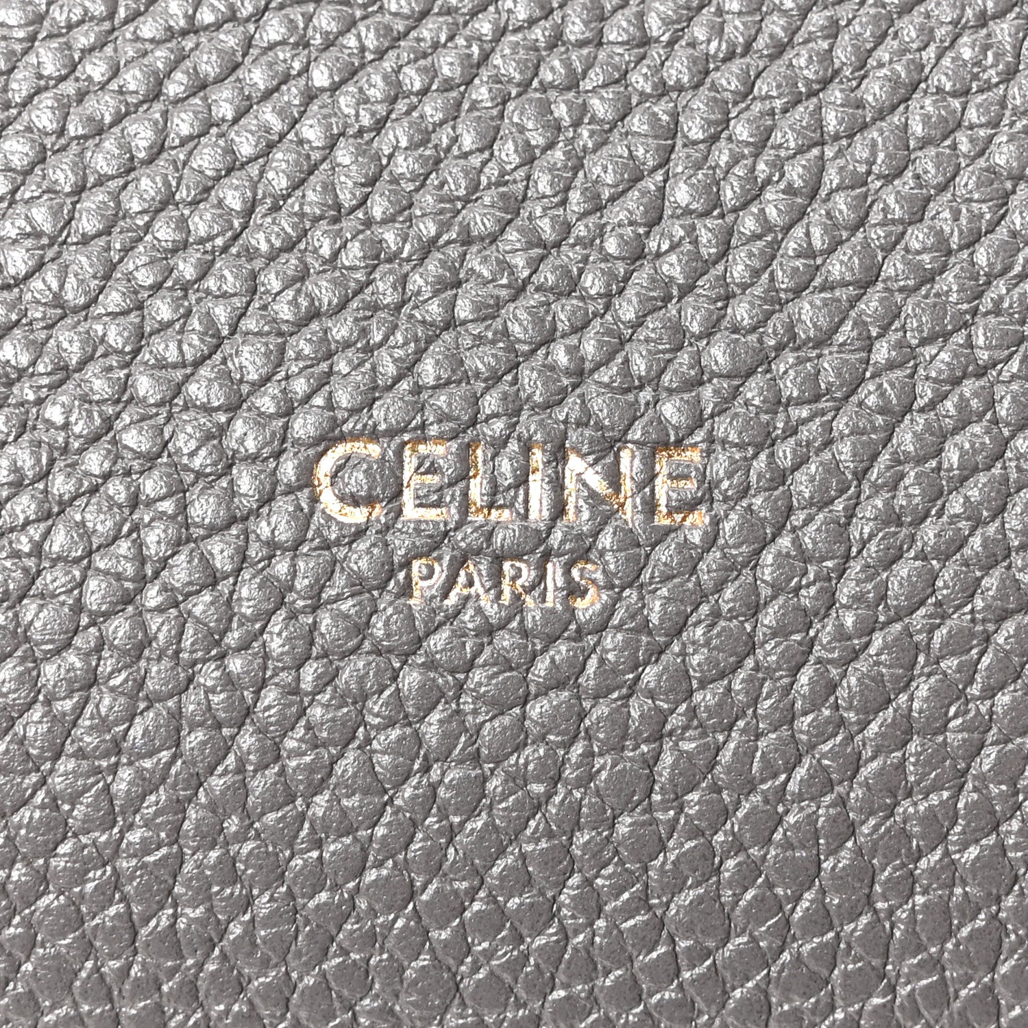 Celine Soft Grained Calfskin Small Sangle Bucket Bag Kohl 6 of 9