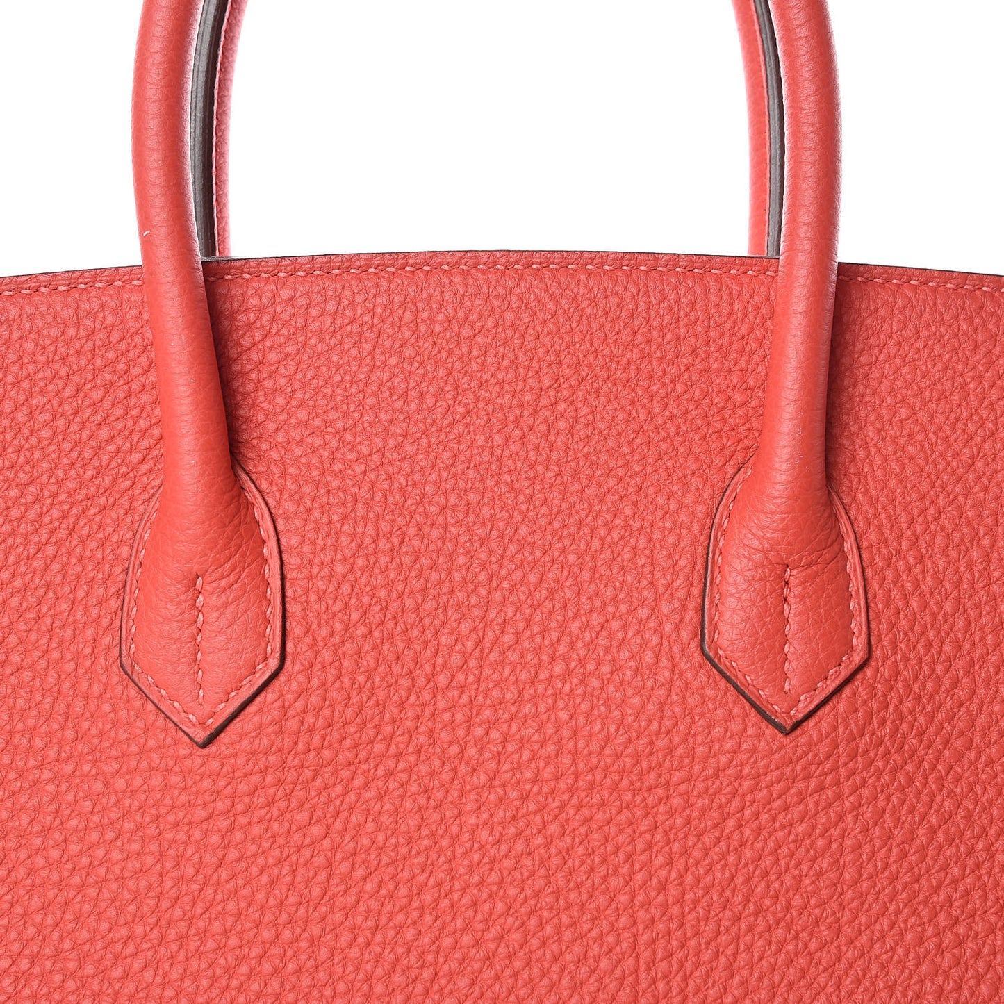 Togo Birkin 35 Rouge Pivoine