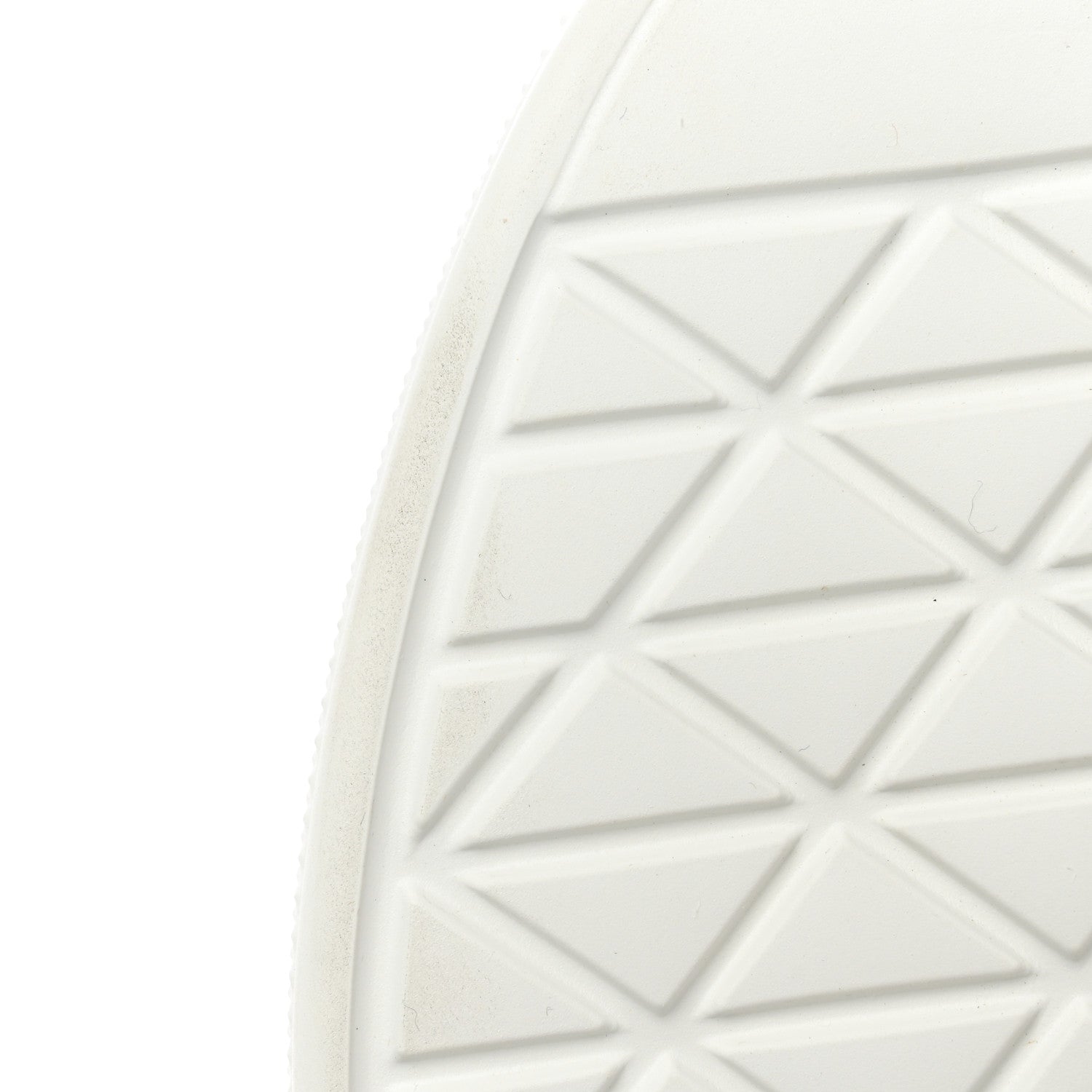 Prada Re-Nylon Spazzolato Rubber Triangle Logo Macro Quilted Mens 35mm Platform Sneakers 6 White 13 of 16