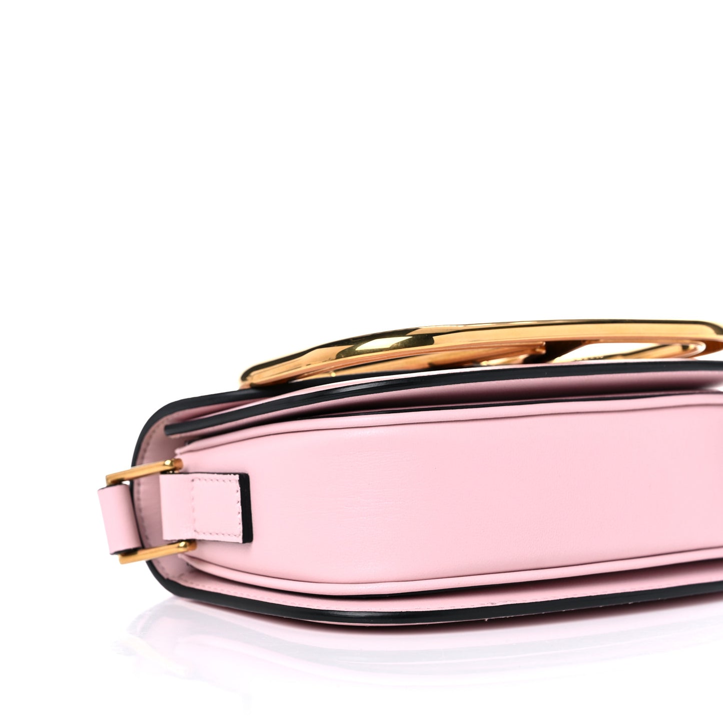 Calfskin Small Supervee Crossbody Bag Rose Quartz