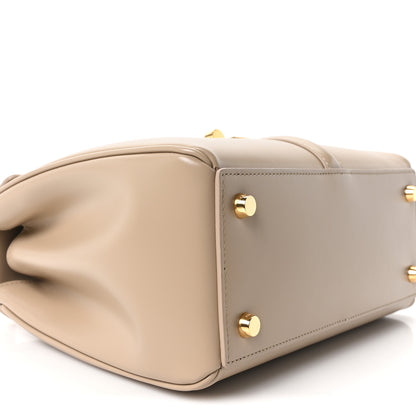 Celine Satinated Calfskin Small 16 Top Handle Bag Nude 11 of 12