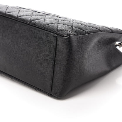Chanel Caviar Quilted Grand Shopping Tote GST Black 7 of 10