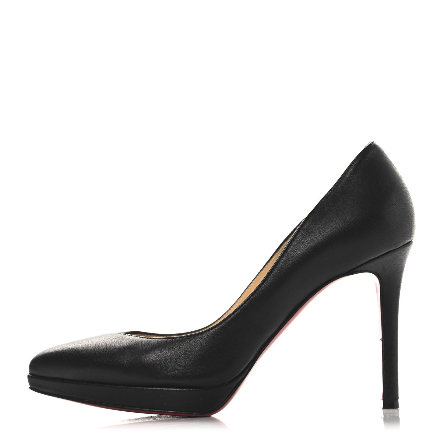 Shiny Nappa Pigalle Plato 100 Pumps 36.5 Black
