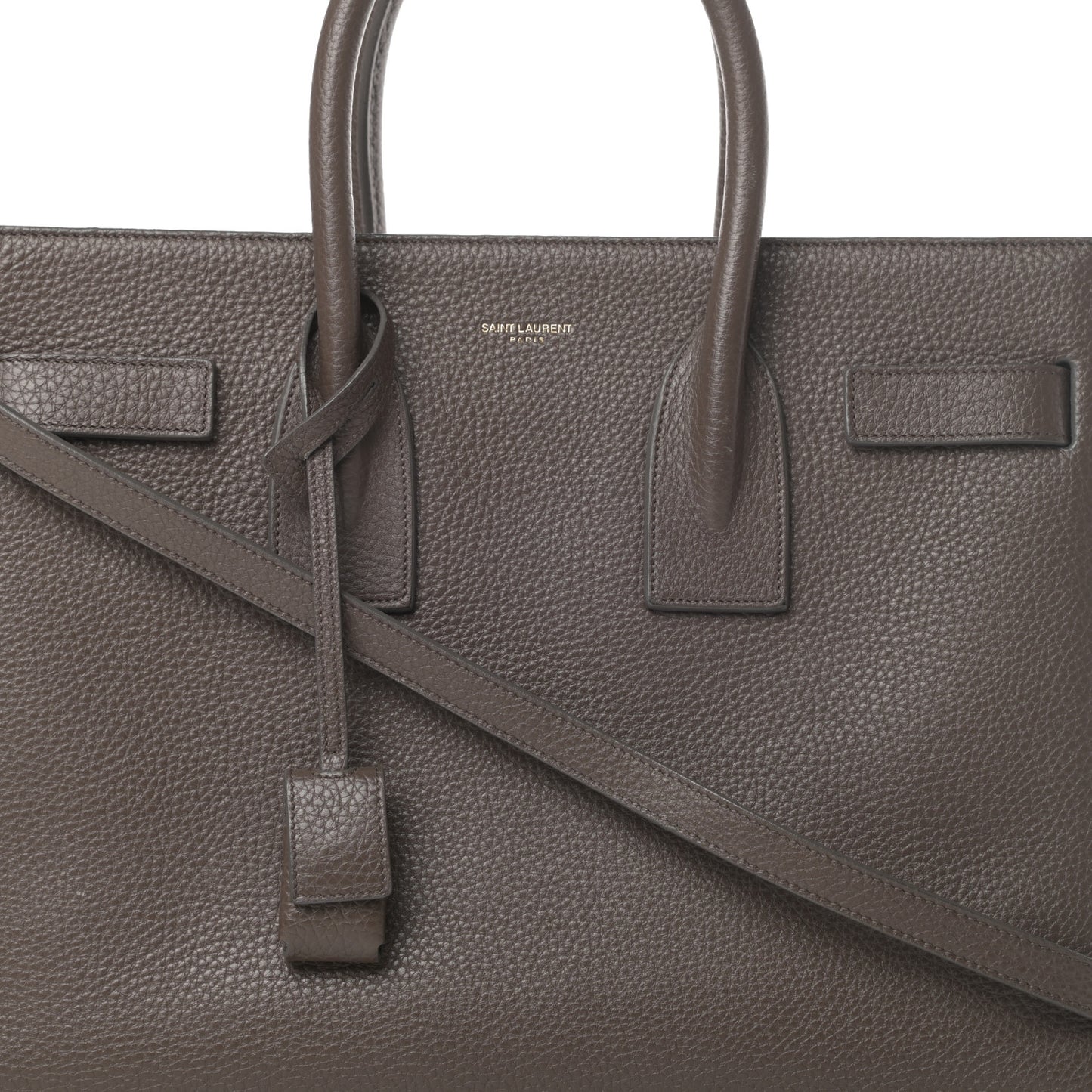 Grained Calfskin Small Sac De Jour Earth