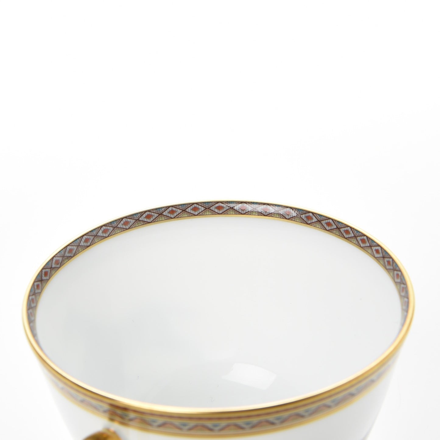Porcelain Cheval d'Orient Tea Cup and Saucer