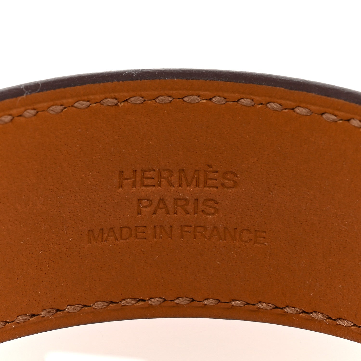 Hermes Chevre Chamkila Collier de Chien CDC 24 Bracelet T3 Rose Pop 3 of 5