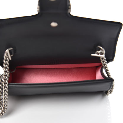 Gucci Velvet Crystal Super Mini Dionysus Shoulder Bag Black 5 of 7