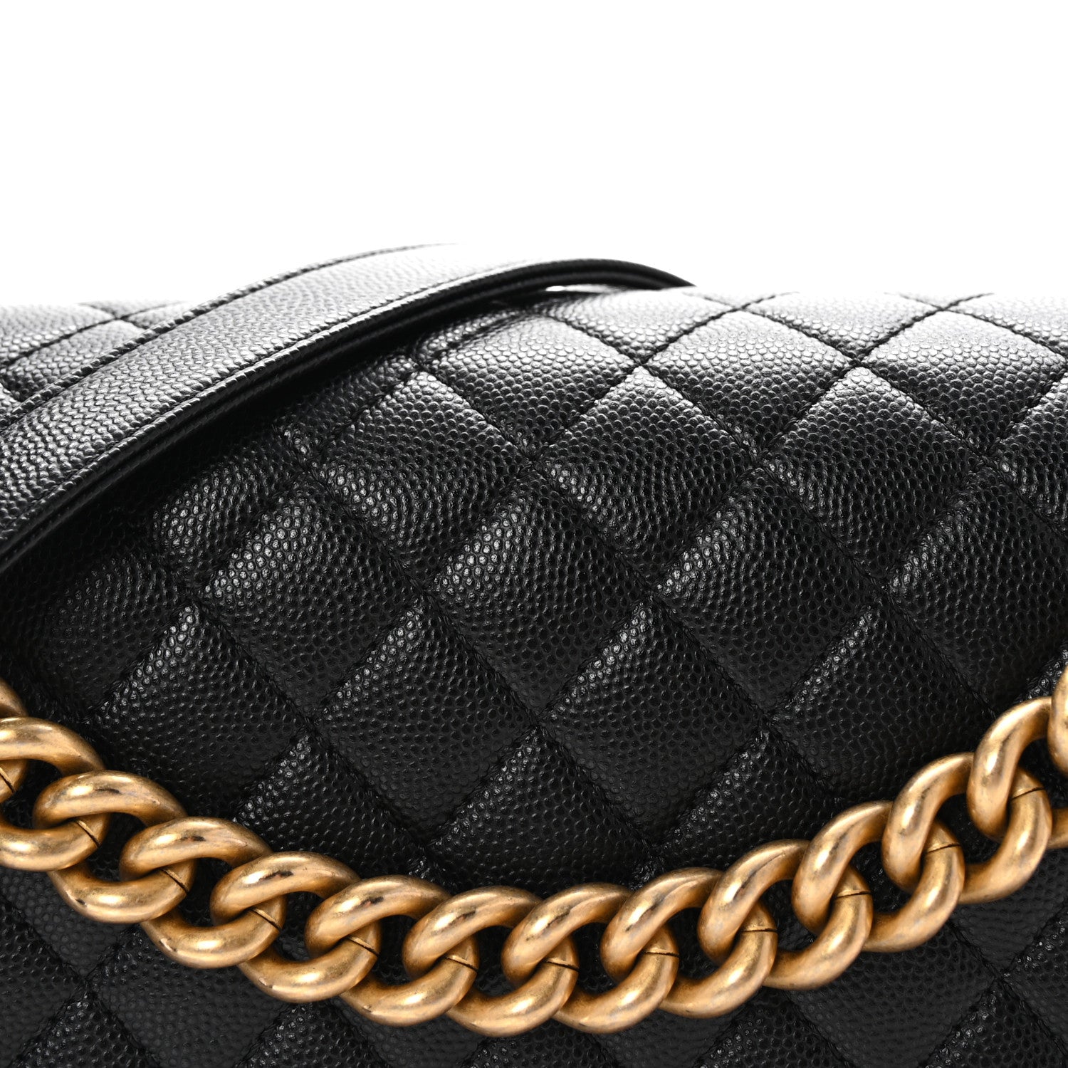 Chanel Caviar Quilted New Medium Boy Flap Black 8 of 10