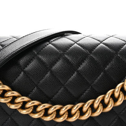 Chanel Caviar Quilted New Medium Boy Flap Black 8 of 10
