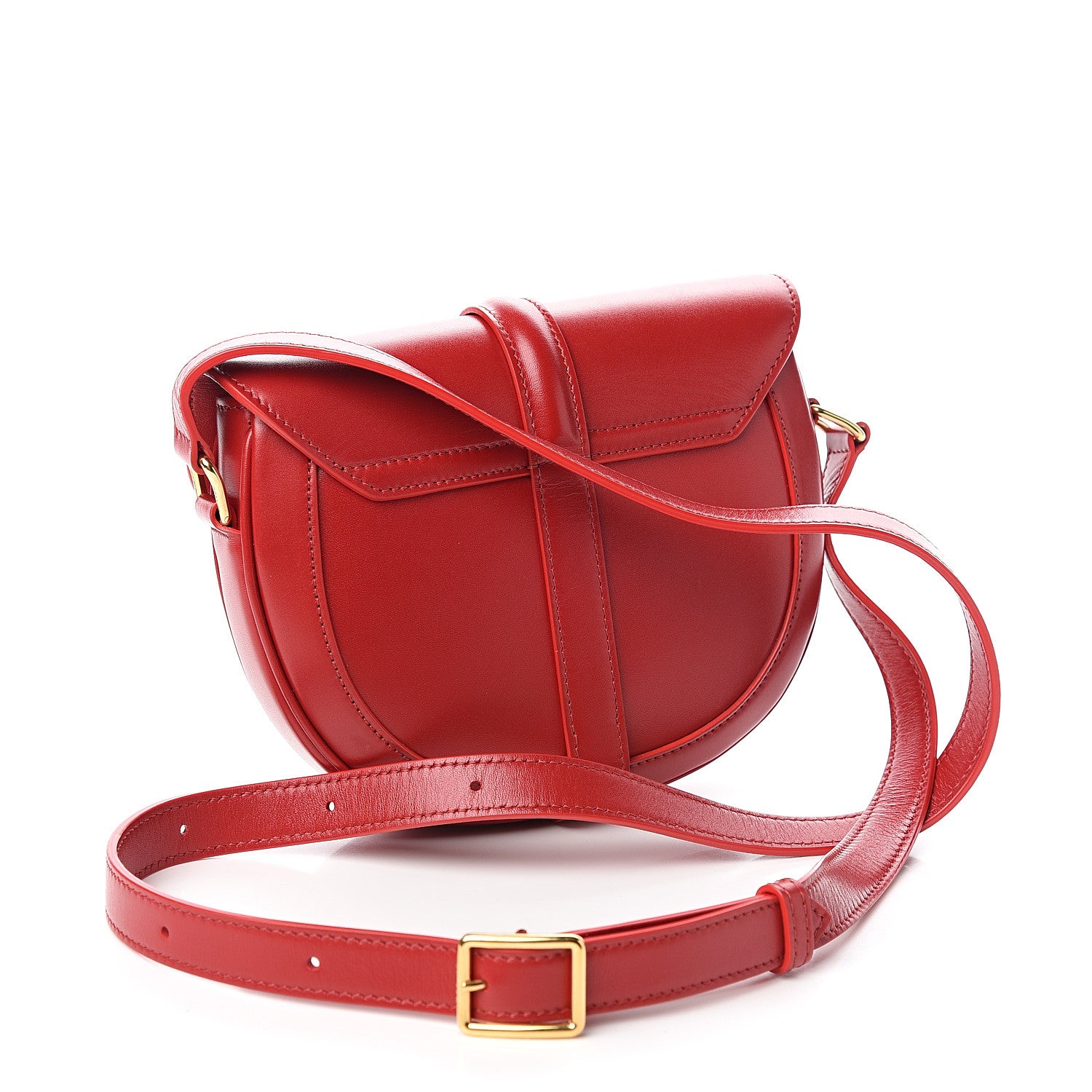 Celine Satinated Calfskin Besace Small 16 Red 2 of 9