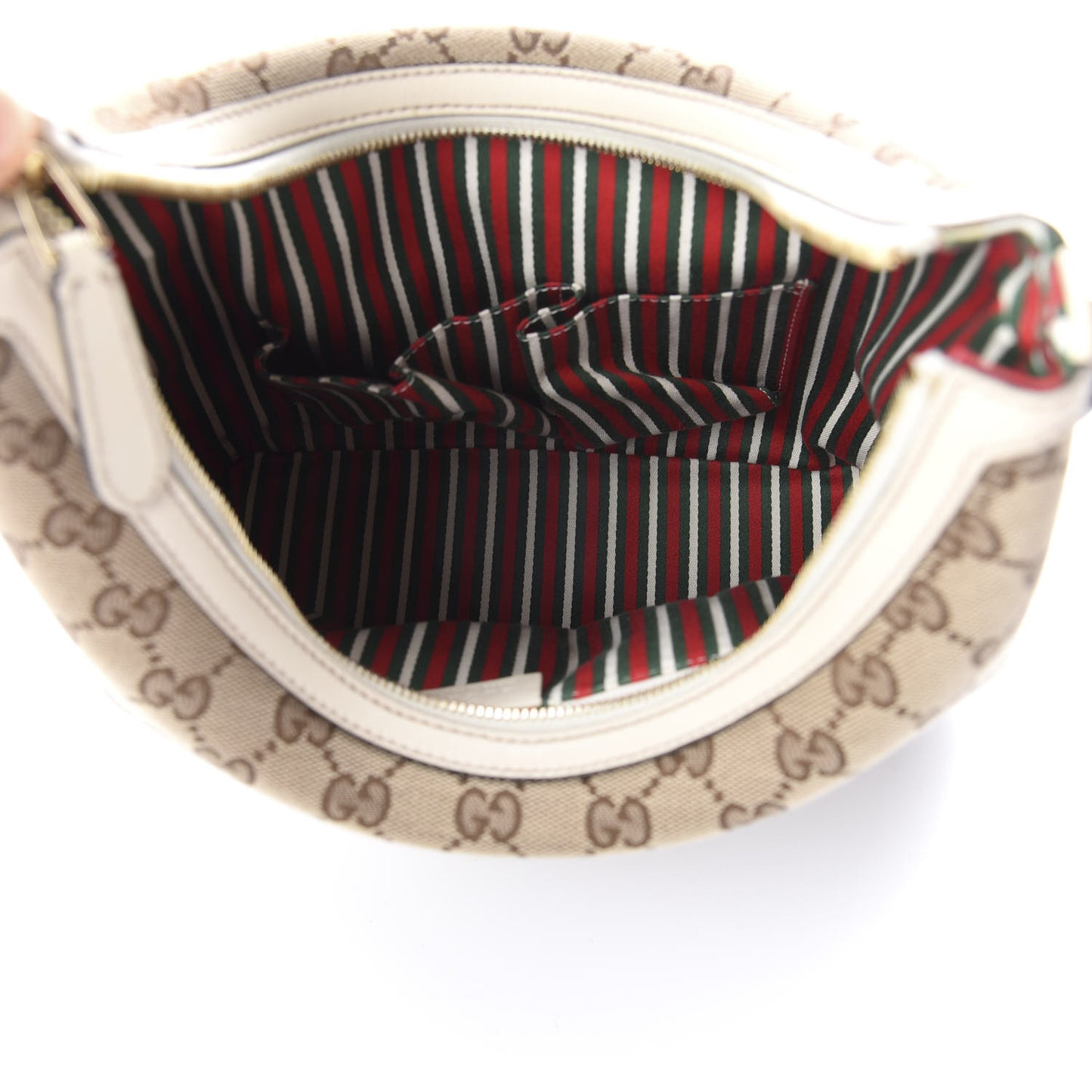 Monogram Medium New Britt Hobo Off White
