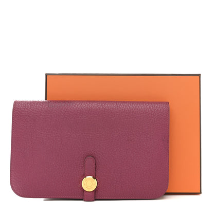 Hermes Togo Dogon Duo Wallet Tosca 14 of 14