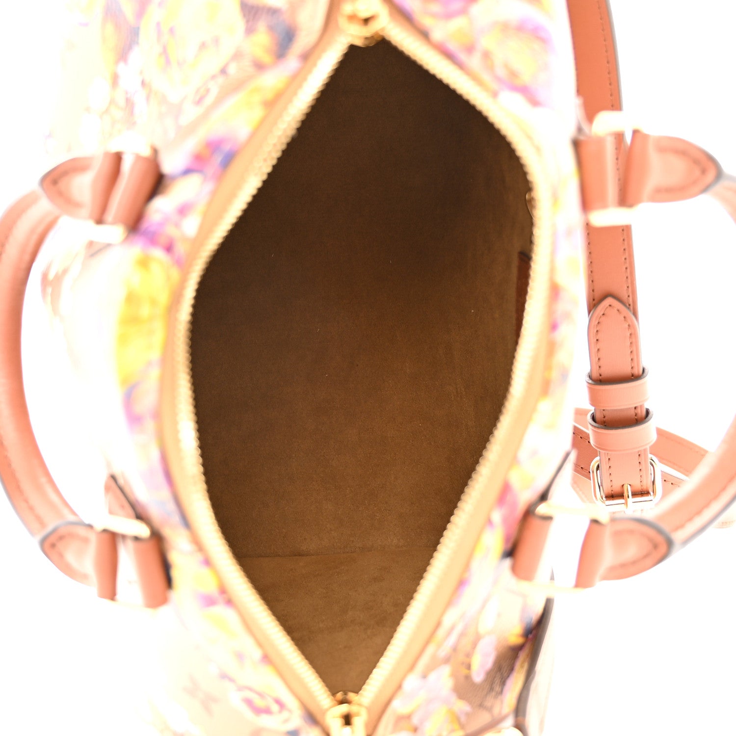 Louis Vuitton Metallic Monogram LV Garden Speedy Bandouliere 25 Gold 5 of 10