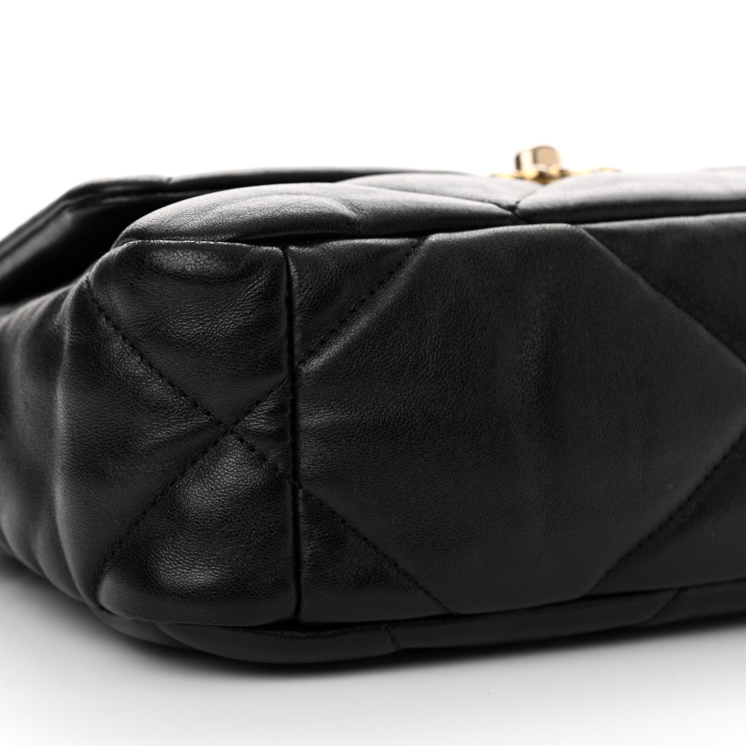 Chanel Lambskin Quilted Medium Chanel 19 Flap Black 9 of 15
