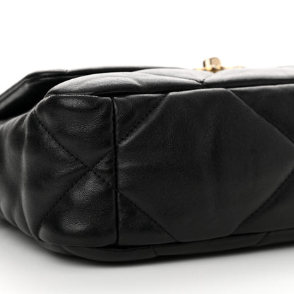 Chanel Lambskin Quilted Medium Chanel 19 Flap Black 9 of 15