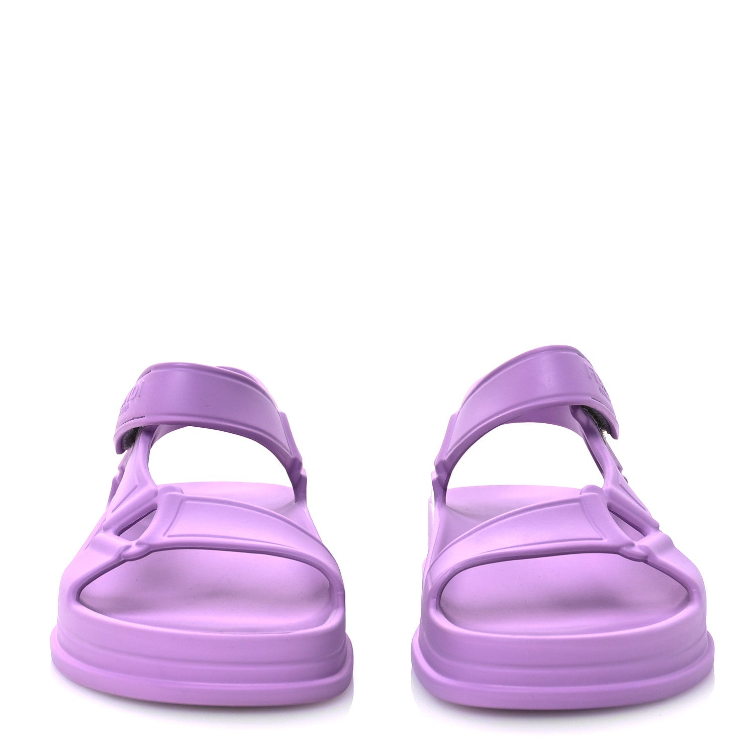 Fendi Rubber FF Sporty Hiker 25mm Sandals 37 Violetta 2 of 8