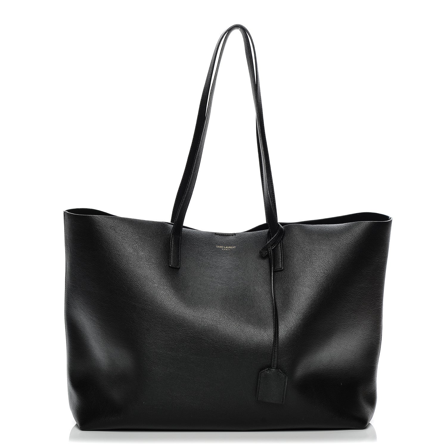 Saint Laurent Calfskin Large Shopping Tote Black 1 of 12