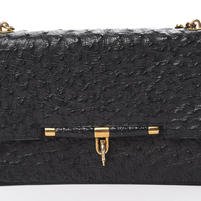 Hermes Ostrich Palonnier Bag Black 7 of 19