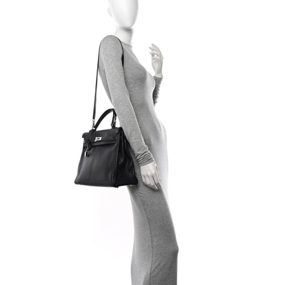 Hermes Togo Kelly Retourne 35 Bleu Indigo 2 of 14