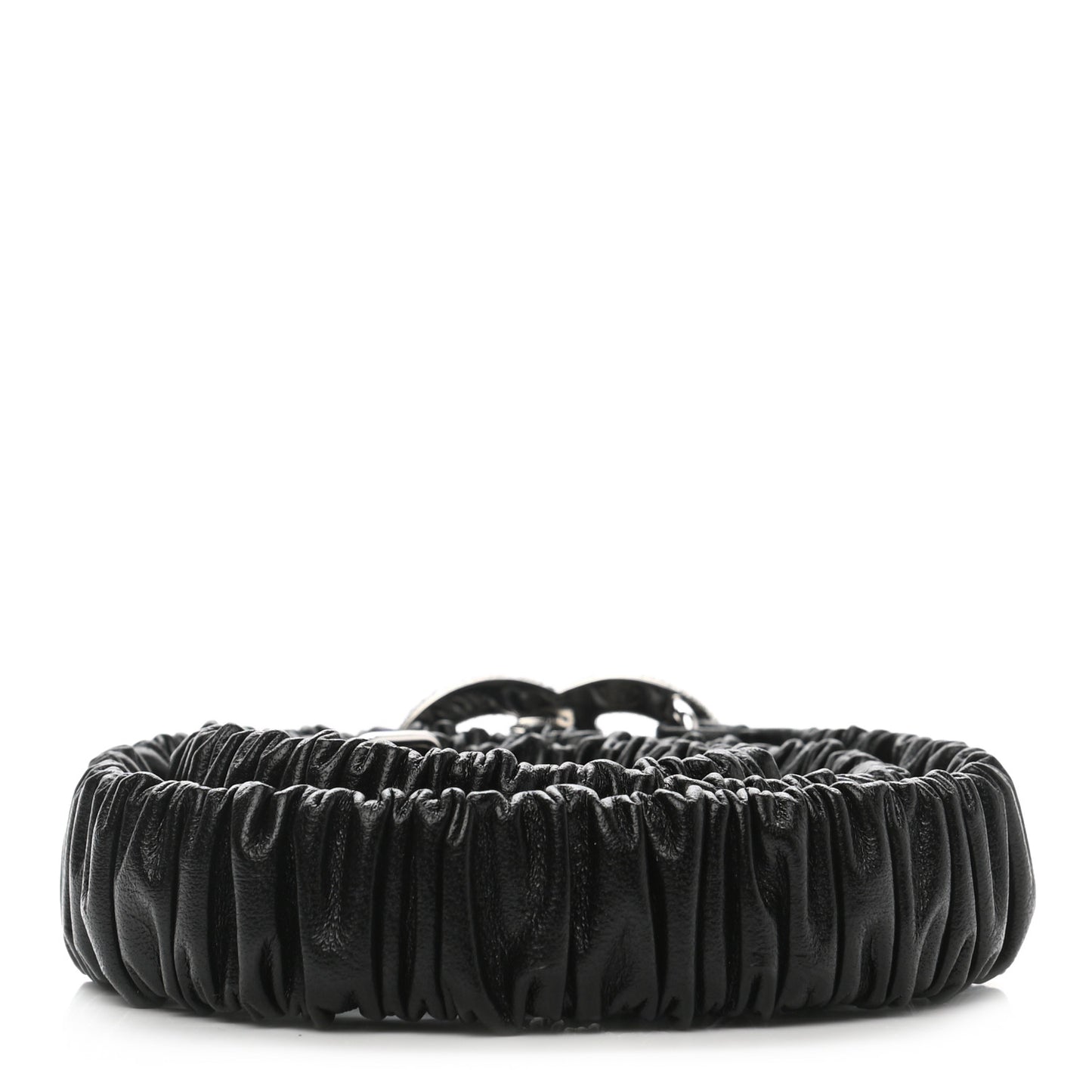Calfskin Crystal CC Belt 75 30 Black