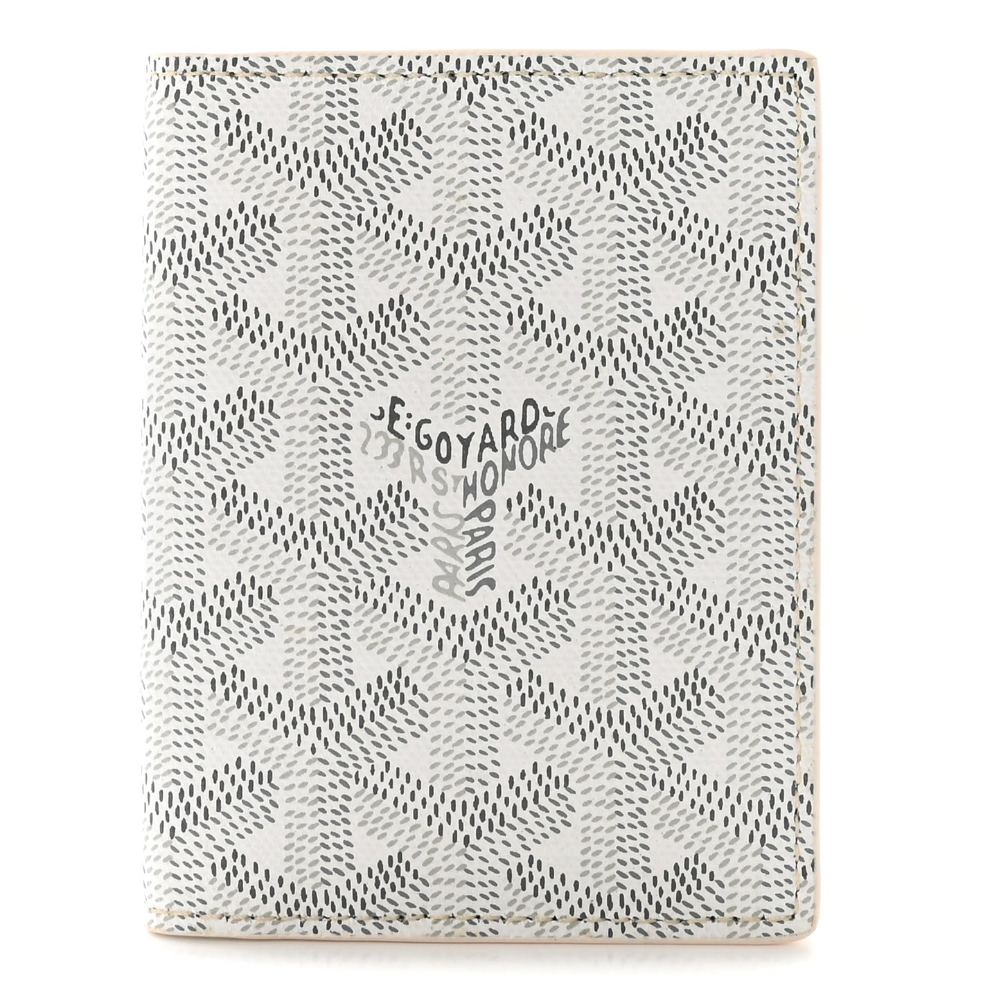 Goyardine Saint Marc Card Holder White