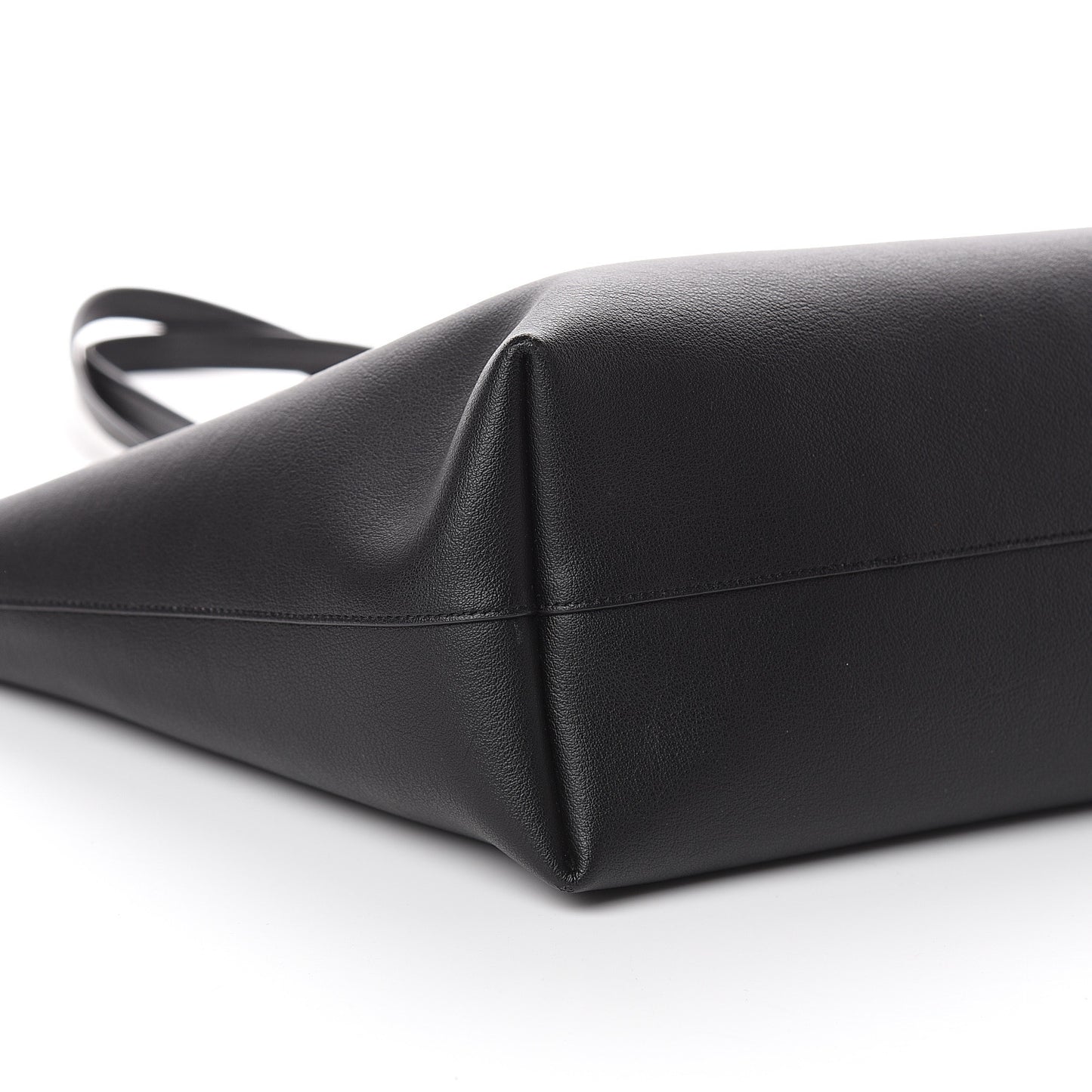 Calfskin Large Shopping Tote Black