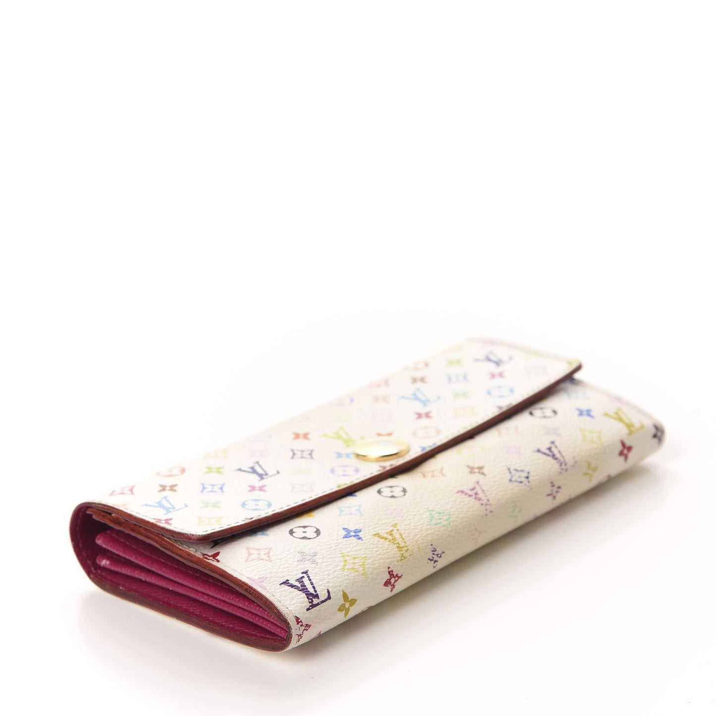 Monogram Multicolor Sarah Wallet White Eglantine